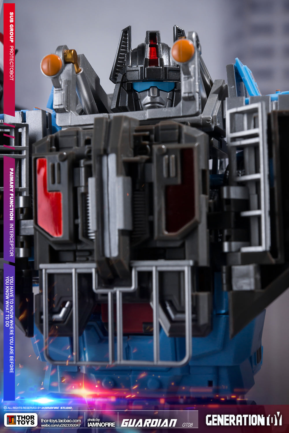 Generation Toy GT-8 Guardian Team (Defensor) Toy Photography by